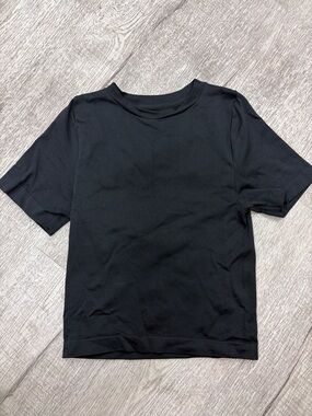 a new day Black Short-Sleeve Kids Tee